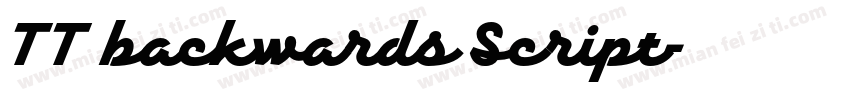 TT backwards Script字体转换